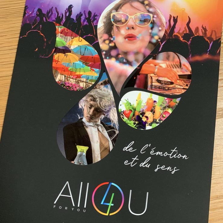 Plaquette institutionnelle Agence evenementielle Lyon 69