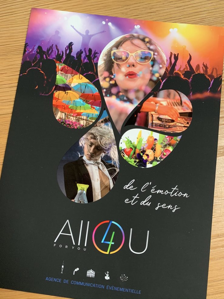 Plaquette institutionnelle Agence evenementielle Lyon 69