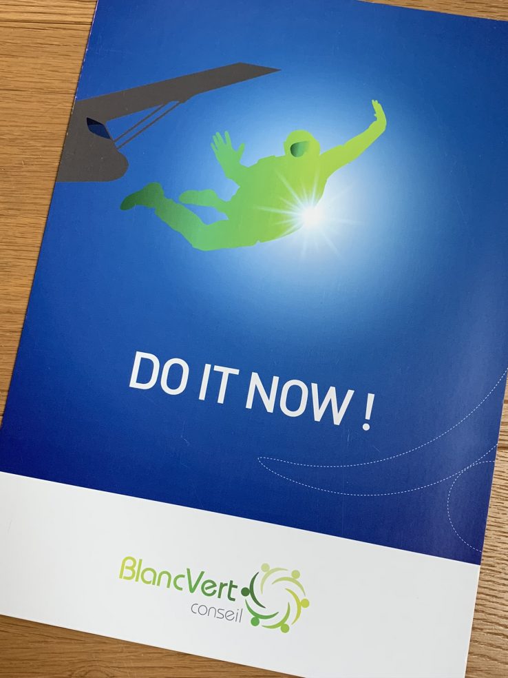 Plaquette institutionnelle coach Agence communication Lyon 69